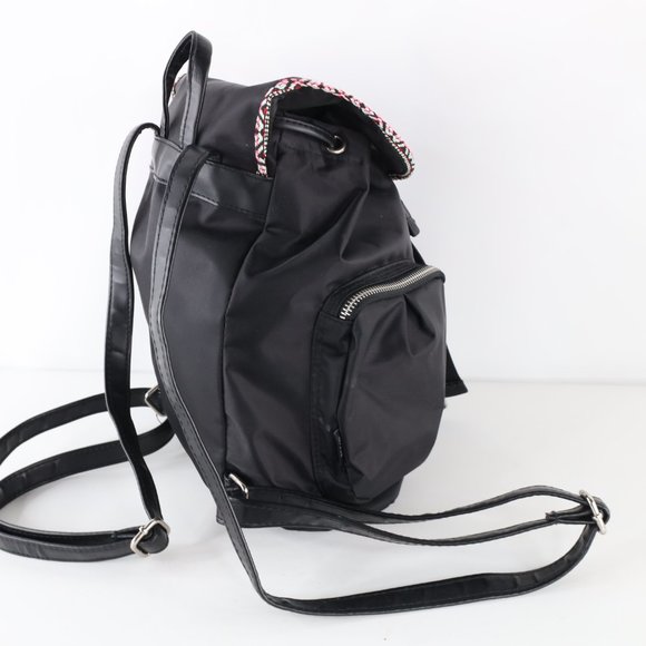 Vtg 90s Streetwear Southwestern Trim Multipocket Cinch Mini Rucksack Backpack main image 5